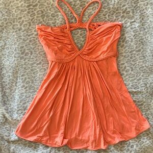 Coral tank top